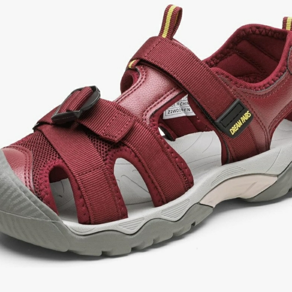 NEW DREAM PAIRS Women's Closed Toe Sport Hiking Sandal  Outdoor Comfortable